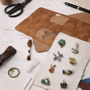 DIY - Kendin Yap Deri Defter Kılıfı & Charm ( A6 )