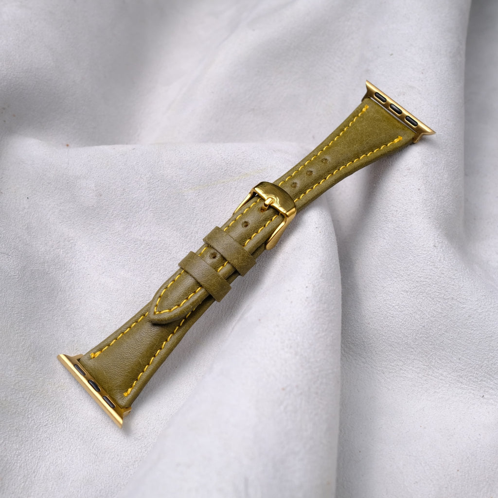 Apple Watch Kadın Kordon - Zeytin - Diceroscraft