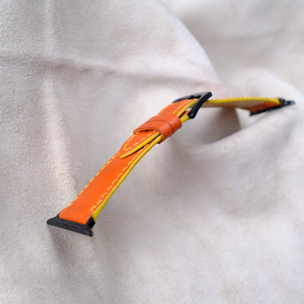 Apple Watch Unisex Kordon - Oranj - Diceroscraft