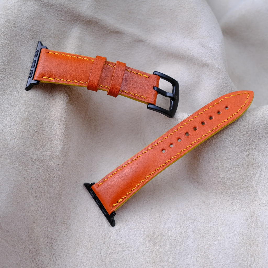 Apple Watch Unisex Kordon - Oranj - Diceroscraft