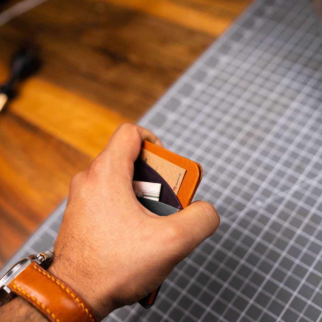 Cep Herkülü Deri Kartlık - M İ N T - Diceroscraft