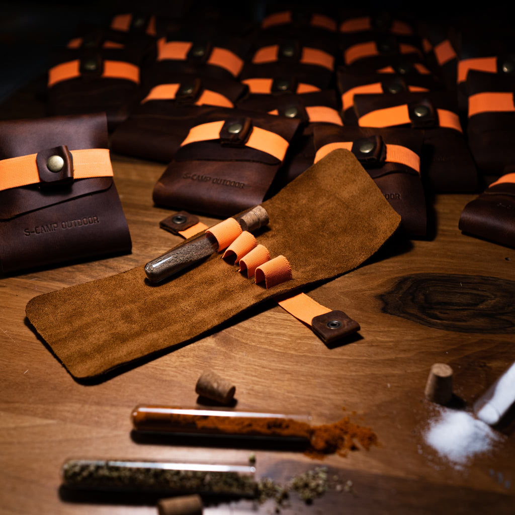 Deri Baharat / Kahve Kılıfı - Diceroscraft