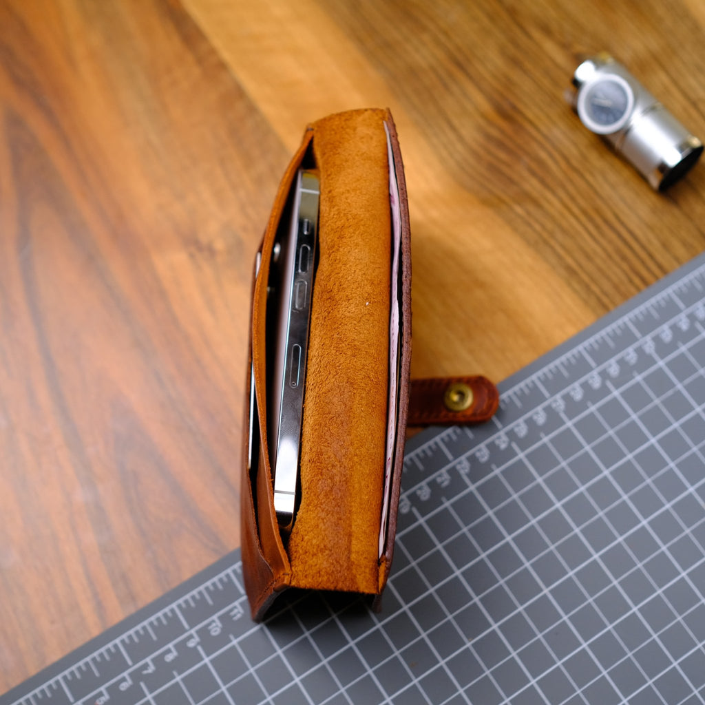 Deri Cüzdan Kılıfı - Mini Organizer - Diceroscraft