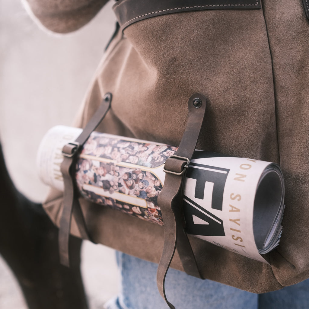 Deri Postacı Çanta - Diceroscraft