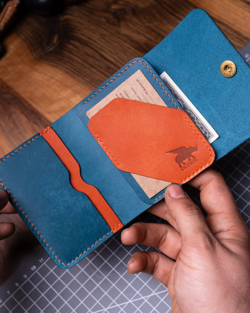 Küçük Cep Cüzdanı - Diceros Noble - Diceroscraft