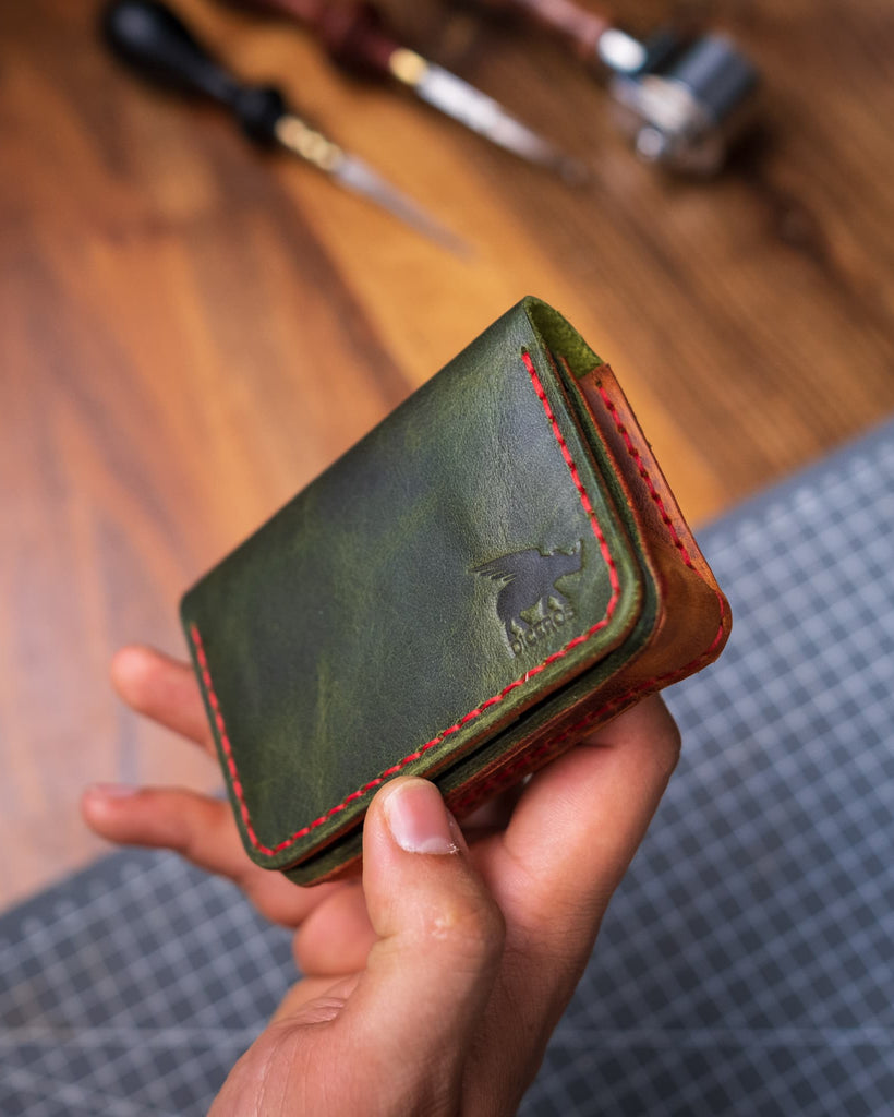 Mini Avuç İçi Deri Cüzdan - Küçük Enişte - Diceroscraft