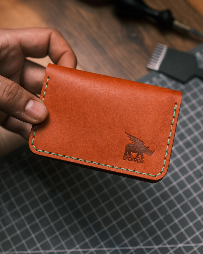Mini Avuç İçi Deri Cüzdan - Küçük Enişte - Diceroscraft