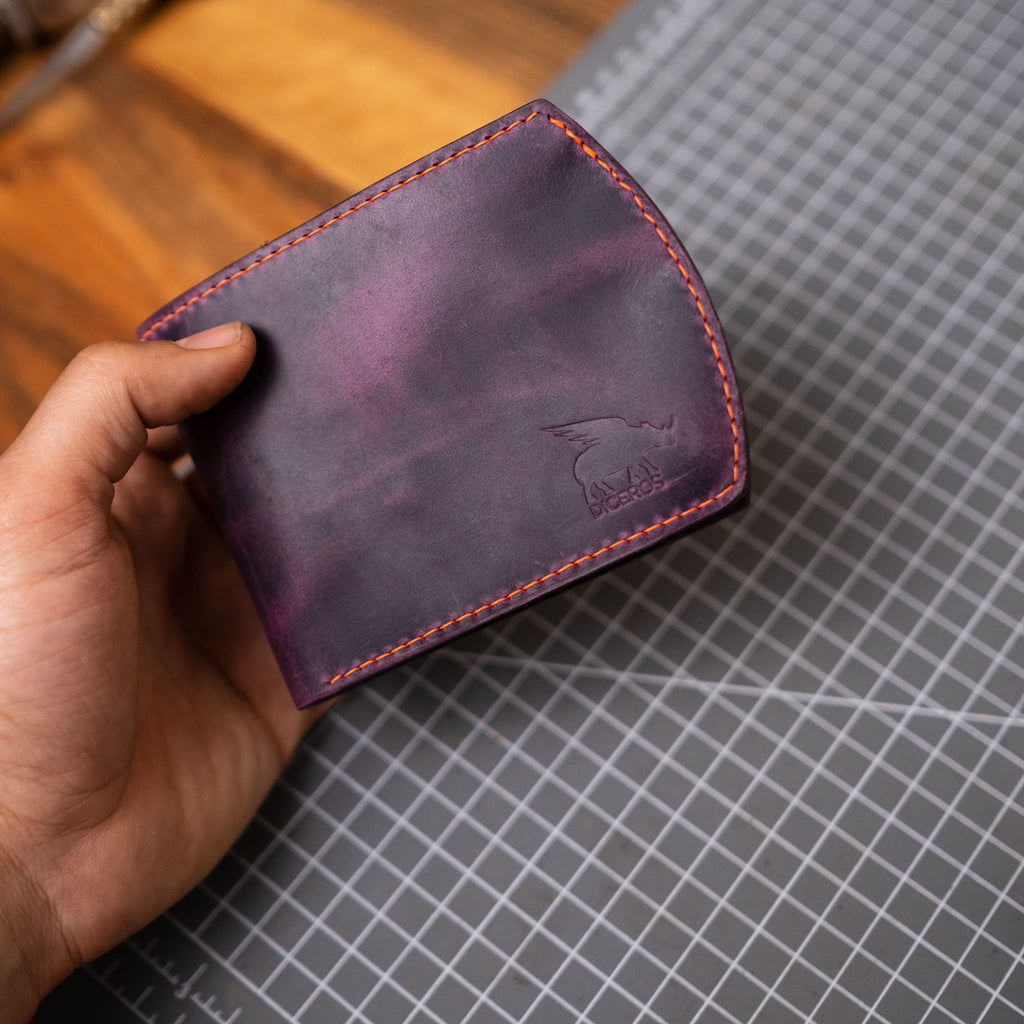 Model X - Bozuk Paralı Bölmeli Arka Cep Cüzdan - Diceroscraft