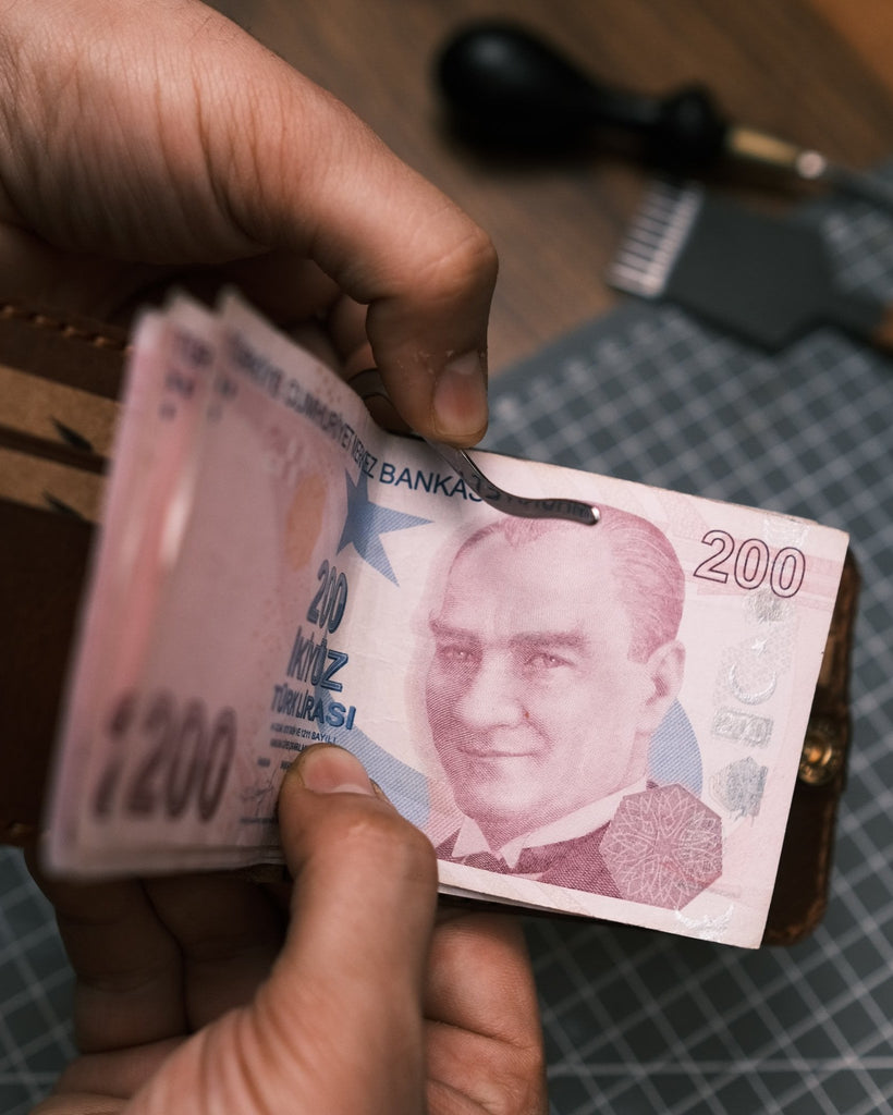 Para Klipsli Cüzdan - Ganbaru - Diceroscraft