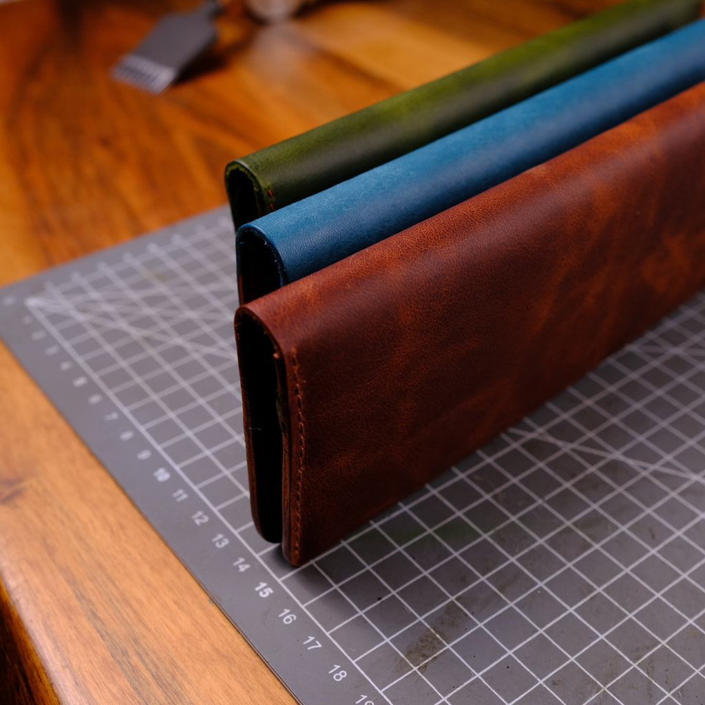 Uzun Deri Cüzdan - Manit - Diceroscraft