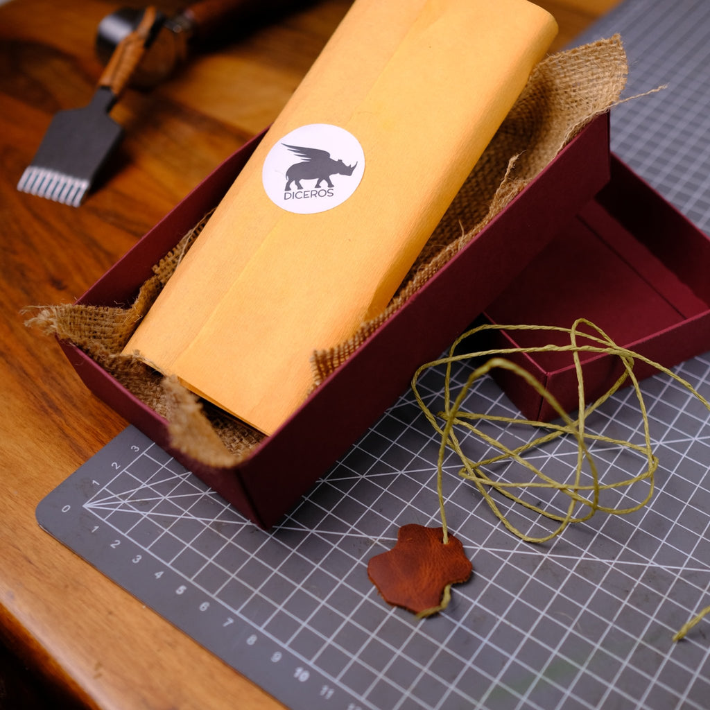 Uzun Deri Cüzdan - Manit - Diceroscraft